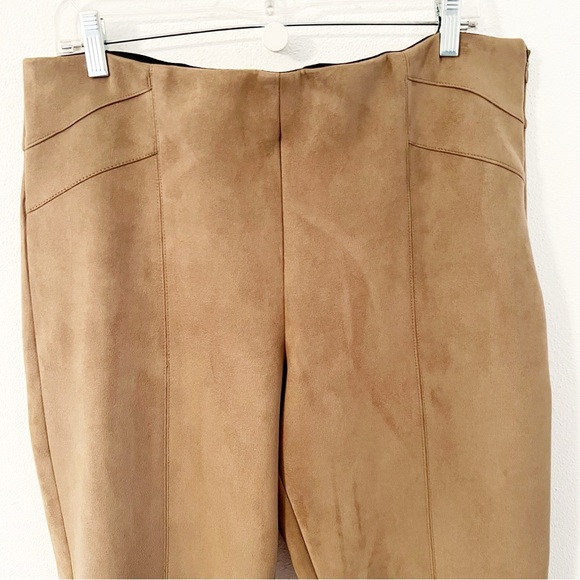 Zara Faux Suede Leggings-Size-XXL - Picture 3 of 7